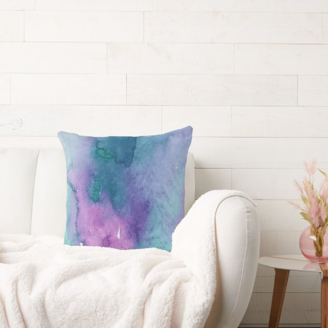 Coastal Blue, Beachy Throw Pillow (Couch)