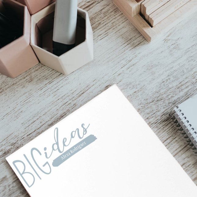 Coastal Blue Big Ideas Notepad (Creator Uploaded)