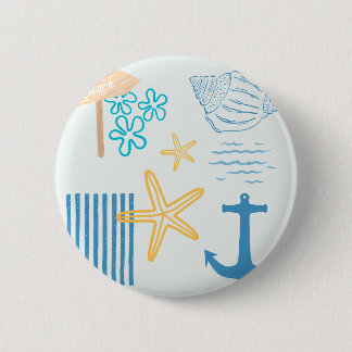 Coastal Blue Button