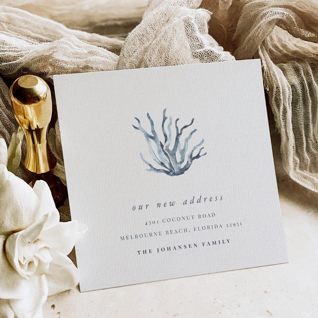 Coastal Blue Coral Change of Address Moving Announcement (Creator Uploaded)