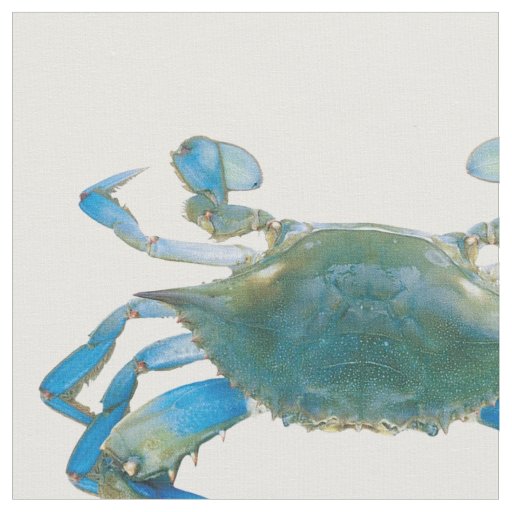 Coastal Blue Crab  Fabric