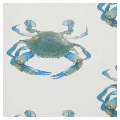 Coastal Blue Crab  Fabric