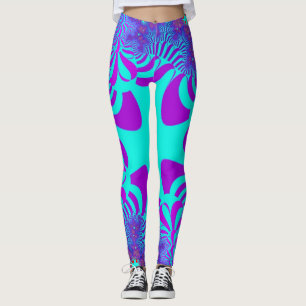 Coastal Blue Cross Leggings