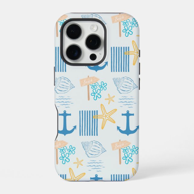Coastal Blue iPhone Case (Back)