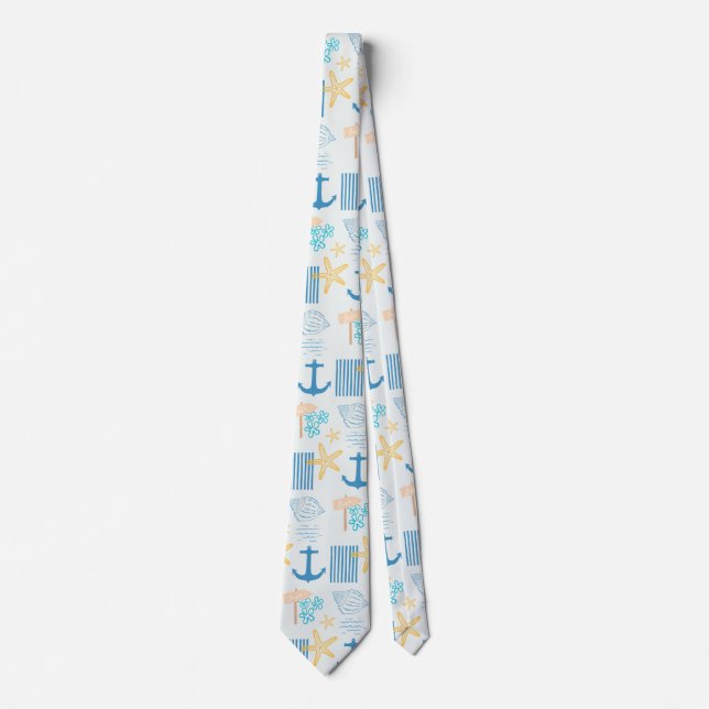 Coastal Blue Neck Tie (Front)