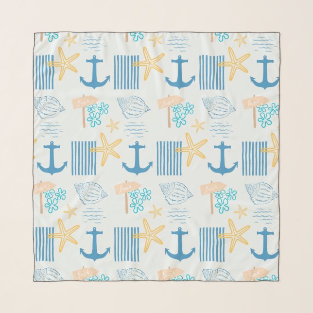 Coastal Blue Scarf (Front)