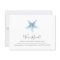 Coastal Blue Starfish New Home Moving Announcement