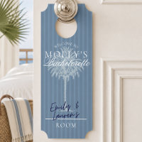 Coastal Blue Stripe Bachelorette Weekend