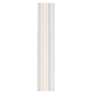 Coastal Blue Stripe Table Runner Beach House Table