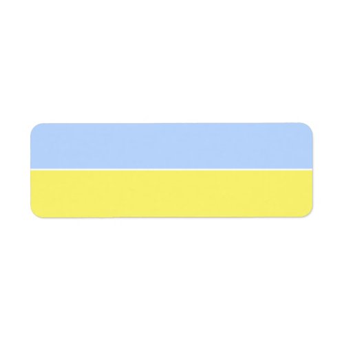 Coastal Blue Yellow Storage Organization Blank Label