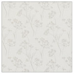 Coastal branches calming nature dry flowers fabric