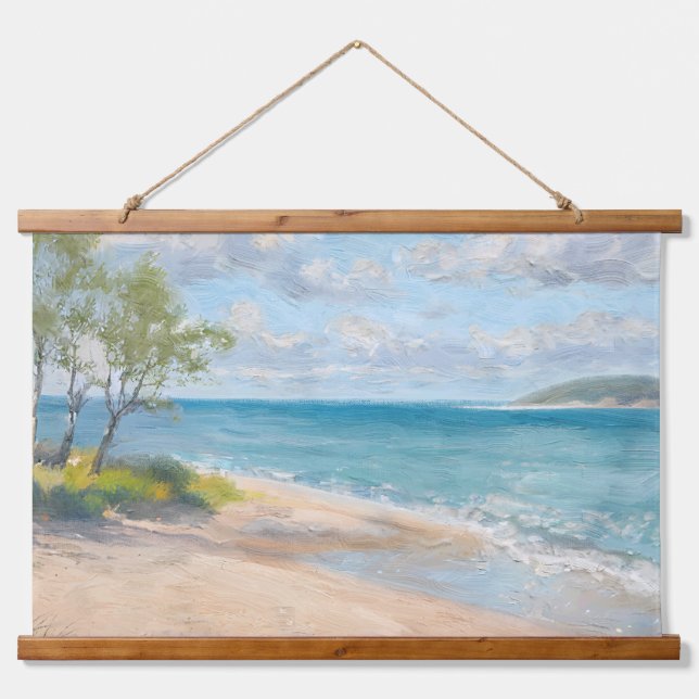 Coastal Breeze Fine Art Beach Print Hanging Tapestry (Front)