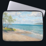 Coastal Breeze Fine Art Beach Print Laptop Sleeve<br><div class="desc">Appreciate the beauty of traditional art with this modern digital creation. The impasto-style strokes and vibrant color palette capture the light and mood of a perfect summer day.</div>