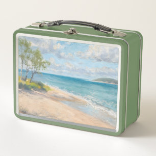 Coastal Breeze Fine Art Beach Print Metal Lunch Box