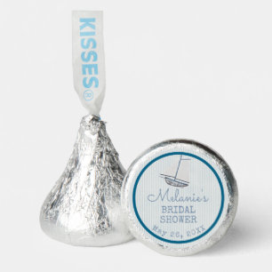 Coastal Bridal Shower Boat Stripe Hershey®'s Kisses®
