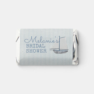 Coastal Bridal Shower Boat Stripe  Hershey's Miniatures