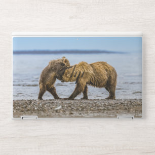 Coastal brown bears HP laptop skin