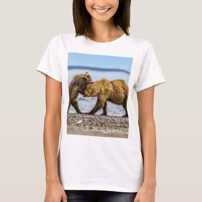 Coastal brown bears T-Shirt (Front)