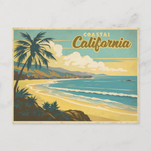 Coastal California Vintage Postcard