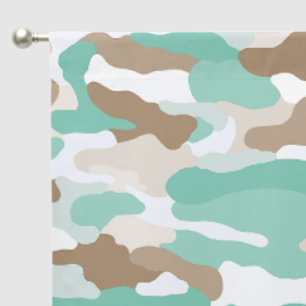 Coastal Camouflage Blackout Curtains