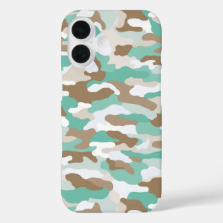 Coastal Camouflage iPhone 16 Case