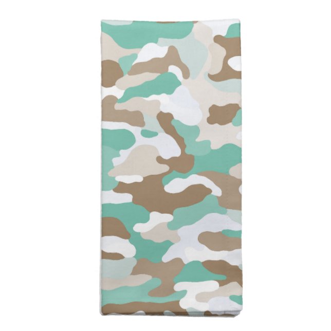 Coastal Camouflage Cloth Napkin (Folded)