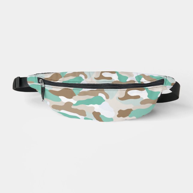 Coastal Camouflage  Fanny Pack (Front)
