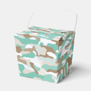 Coastal Camouflage Favor Boxes