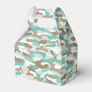 Coastal Camouflage Favor Boxes