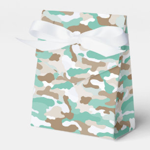 Coastal Camouflage Favor Boxes