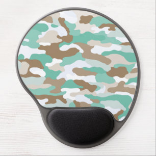 Coastal Camouflage Gel Mouse Pad