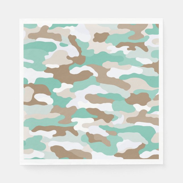 Coastal Camouflage Napkins (Front)