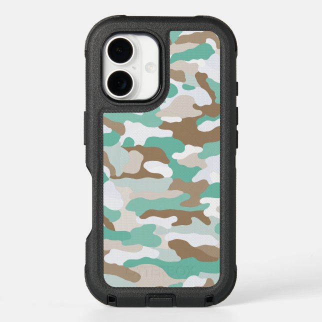 Coastal Camouflage Otterbox iPhone Case (Back)