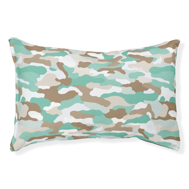 Coastal Camouflage Pet Bed (Front)
