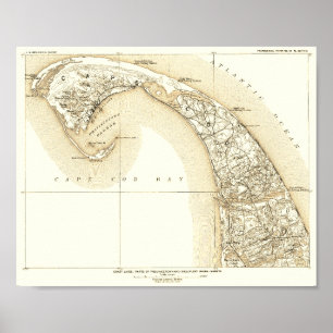 Coastal Cape Cod, Provincetown, Outer Cape 10:8 Poster