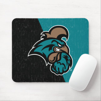 Coastal Carolina Color Block Distressed Mouse Pad