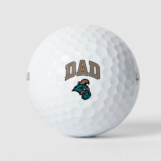 Coastal Carolina Dad Golf Balls (Front)