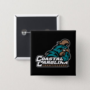 Coastal Carolina Logo and Wordmark Button