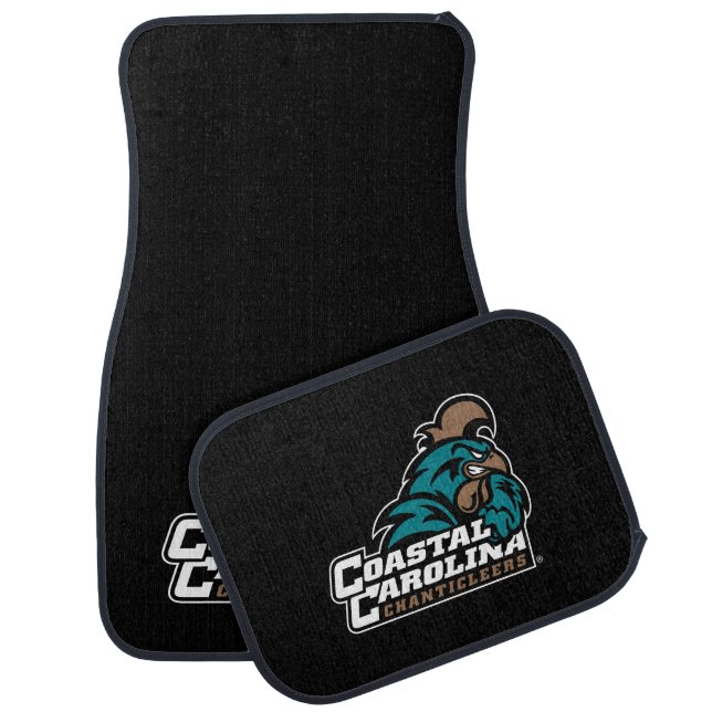 Coastal Carolina Logo and Wordmark Car Floor Mat (Set)