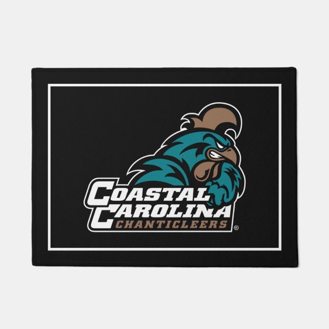 Coastal Carolina Logo and Wordmark Doormat (Front)