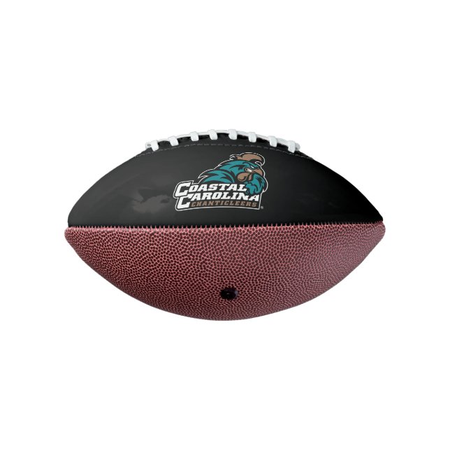 Coastal Carolina Logo and Wordmark Football (Rotated 270)