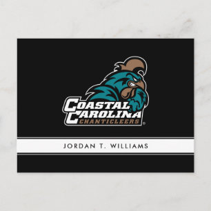 Coastal Carolina Logo and Wordmark Invitation Postcard