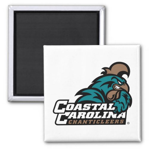 Coastal Carolina Logo and Wordmark Magnet