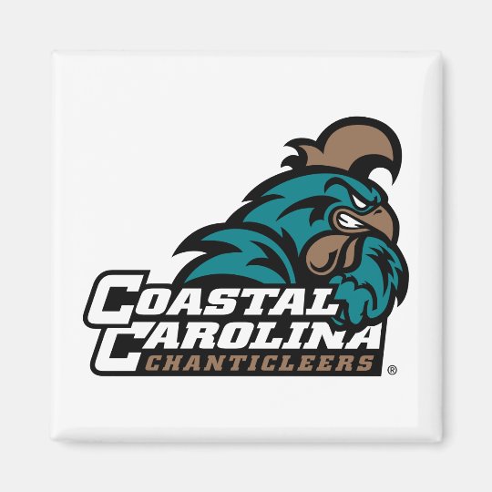 Coastal Carolina Logo and Wordmark Magnet Zazzle com