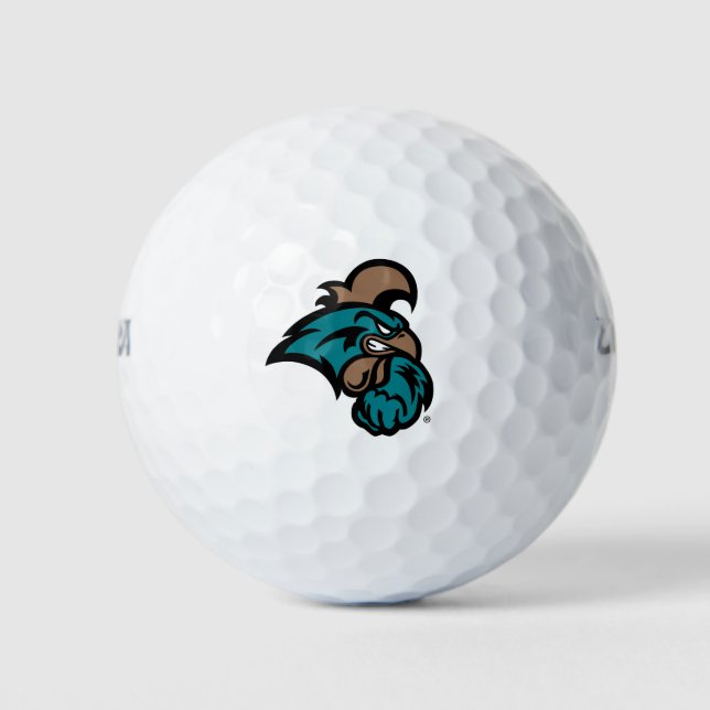 Coastal Carolina Logo Golf Balls (Front)