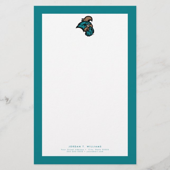 Coastal Carolina Logo Stationery (Front)