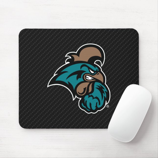 Coastal Carolina University Carbon Fiber Mouse Pad (With Mouse)