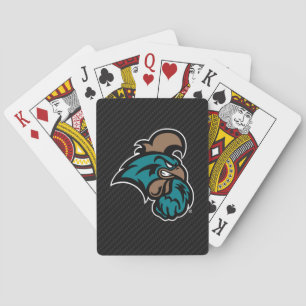 Coastal Carolina University Carbon Fiber Poker Cards