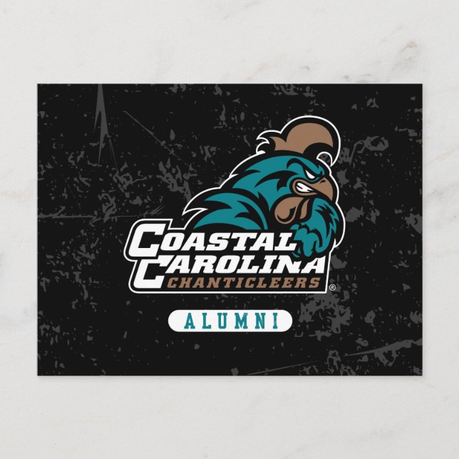 Coastal Carolina University Distressed Alumni Invitation Postcard (Front)