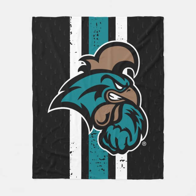 Coastal Carolina University Jersey Fleece Blanket (Front)
